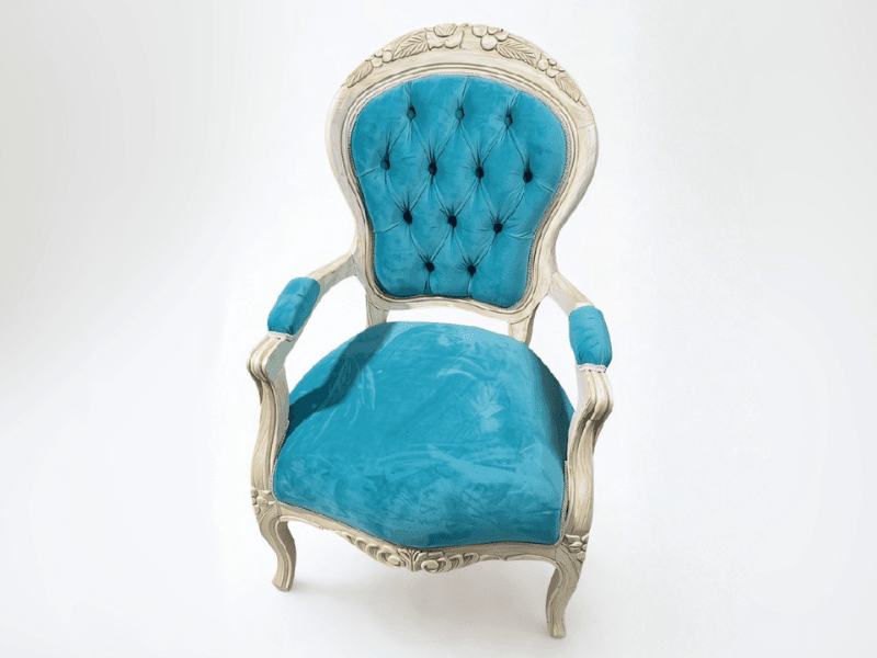Silla Victoriana Blanca